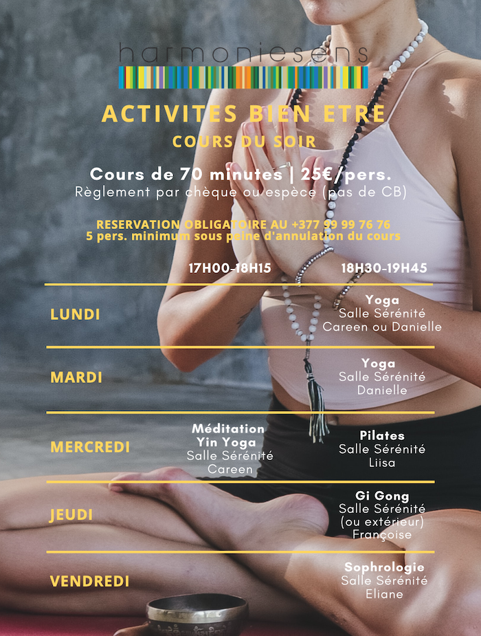 PLANNING ACTIVITE HARMONIESENS